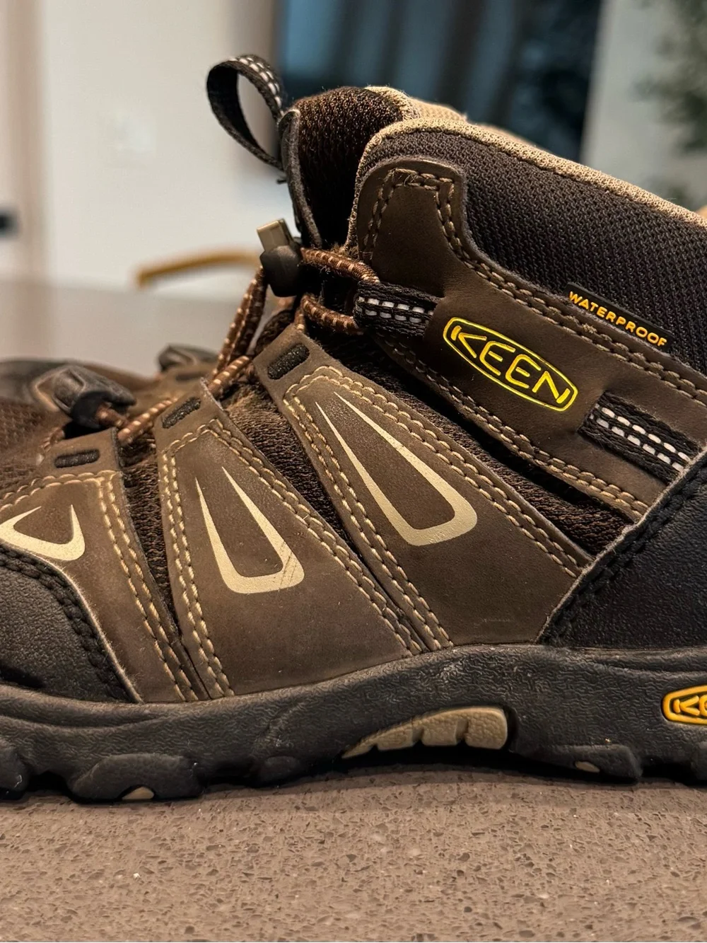 KEEN Kids Brown Waterproof Adventure Boots